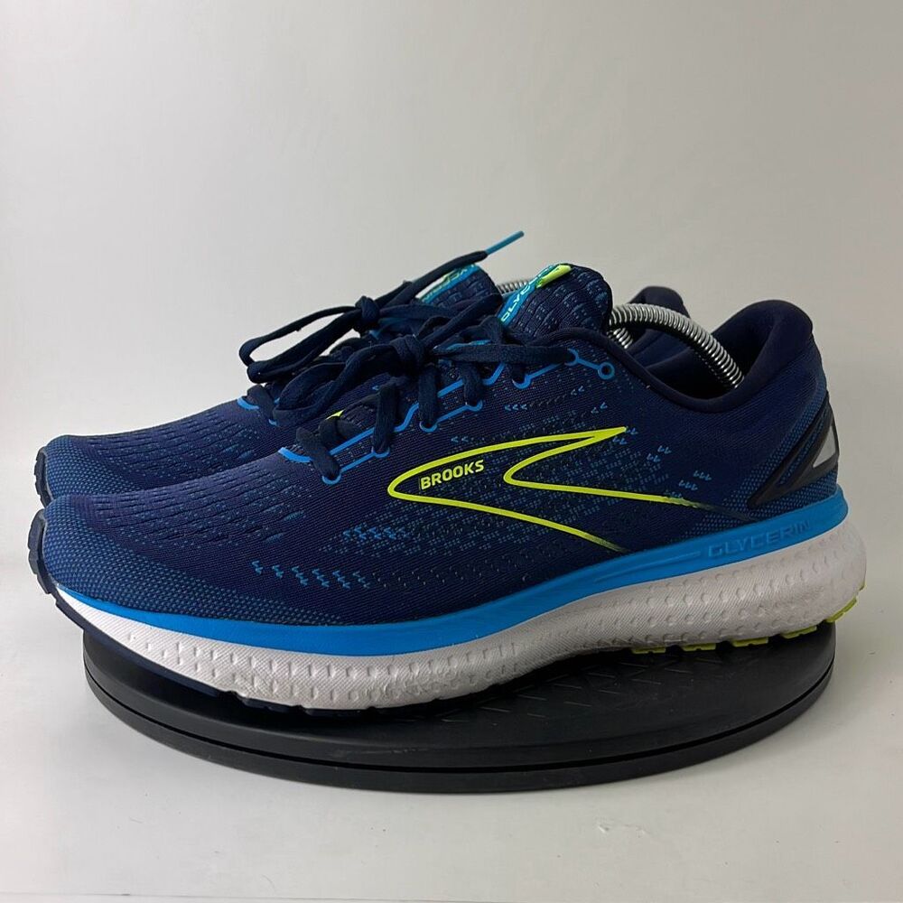 Brooks Glycerin 19 Blue Athletic Running Shoes 1103561D443 Men’s Size 12